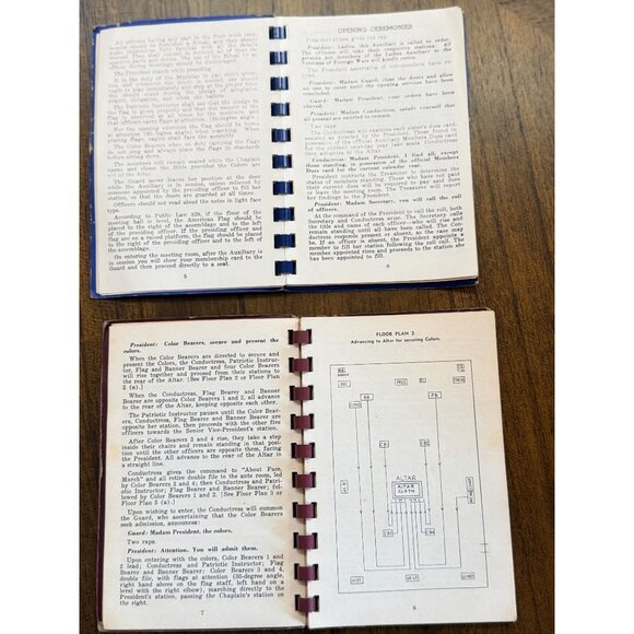 Vtg Ritual Ladies Auxiliary to Veterans of Foreign United States Affairs Booklet - Picture 7 of 8